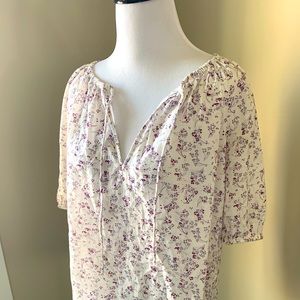 New Lucky brand floral blouse